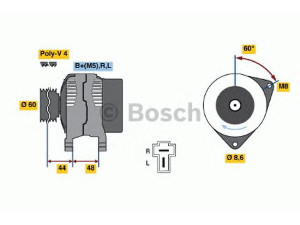 BOSCH 0 986 035 291 kintamosios srovės generatorius 
 Elektros įranga -> Kint. sr. generatorius/dalys -> Kintamosios srovės generatorius
A 001 T 41991, A 002 T 41991, A 002 T 43891
