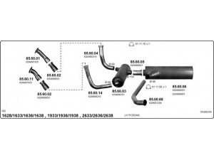 IMASAF 553000184 išmetimo sistema 
 Išmetimo sistema -> Išmetimo sistema, visa