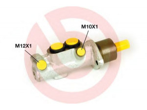 BREMBO M 68 074 pagrindinis cilindras, stabdžiai 
 Stabdžių sistema -> Pagrindinis stabdžių cilindras
7701205737, 0204123415, F026003415