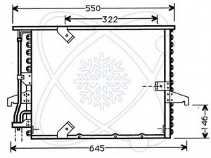 ELECTRO AUTO 30E0005 kondensatorius, oro kondicionierius 
 Oro kondicionavimas -> Kondensatorius
64531385165, 64538373004, 64538390250