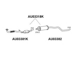 VENEPORTE AU03318K katalizatoriaus keitiklis
8Z0253057X