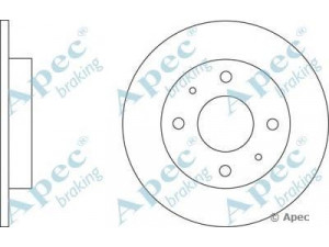 APEC braking DSK2302 stabdžių diskas 
 Dviratė transporto priemonės -> Stabdžių sistema -> Stabdžių diskai / priedai
M4605A076, 4544200072