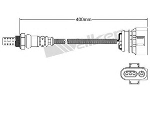 WALKER PRODUCTS 250-24393 lambda jutiklis 
 Išmetimo sistema -> Lambda jutiklis
077 906 265 J