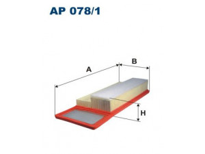 FILTRON AP078/1 oro filtras 
 Filtrai -> Oro filtras
1444 XK, 1609851280, 51817708, 51837082