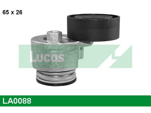LUCAS ENGINE DRIVE LA0088 įtempiklio skriemulys, V formos rumbuotas diržas 
 Diržinė pavara -> V formos rumbuotas diržas/komplektas -> Įtempiklio skriemulys