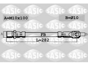 SASIC SBH6300 stabdžių žarnelė 
 Stabdžių sistema -> Stabdžių žarnelės
5956168, 7593340