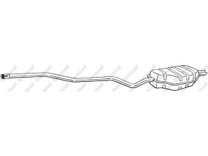 BOSAL 290-969 galinis duslintuvas 
 Išmetimo sistema -> Duslintuvas
GEX-33804, WCG-000290, WCG-000291