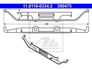 ATE 11.8116-0334.2 spyruoklė, stabdžių apkaba 
 Stabdžių sistema -> Stabdžių matuoklis -> Stabdžių dalys
34 11 6 757 037