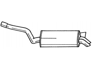 AKS DASIS SG35614 galinis duslintuvas 
 Išmetimo sistema -> Duslintuvas
2014902015
