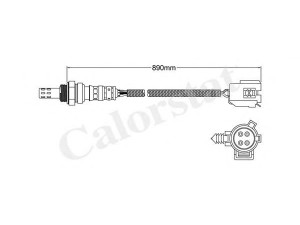 CALORSTAT by Vernet LS140617 lambda jutiklis 
 Išmetimo sistema -> Lambda jutiklis
05293036AB, 5269743, 5293036AB