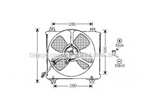 AVA QUALITY COOLING MZ7505 ventiliatorius, radiatoriaus 
 Aušinimo sistema -> Oro aušinimas
KK18115025