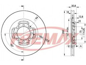 FREMAX BD-3262 stabdžių diskas 
 Stabdžių sistema -> Diskinis stabdys -> Stabdžių diskas
BG95-33-251A, F0J-Y11-25A