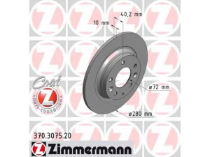 ZIMMERMANN 370.3075.20 stabdžių diskas 
 Stabdžių sistema -> Diskinis stabdys -> Stabdžių diskas
G25Y26251, GF3Y-26251A, GF3Y26251