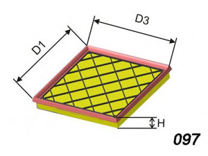 MISFAT P464 oro filtras 
 Filtrai -> Oro filtras
13272717, 835056, 13272717