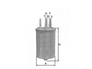 UNIFLUX FILTERS XN1001 kuro filtras 
 Techninės priežiūros dalys -> Papildomas remontas
22400-08020, 66509-21001, 66509-21001DF