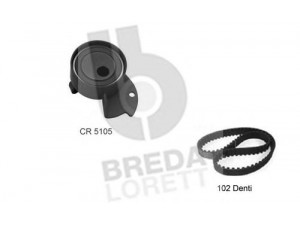 BREDA  LORETT KCD0263 paskirstymo diržo komplektas 
 Techninės priežiūros dalys -> Papildomas remontas