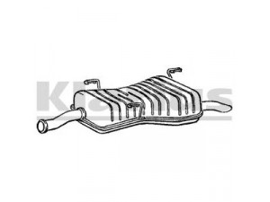 KLARIUS PG469H galinis duslintuvas 
 Išmetimo sistema -> Duslintuvas
1726C1, 1726C1