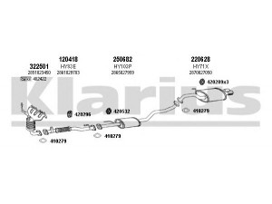 KLARIUS 450137E išmetimo sistema