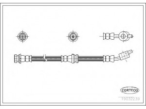 CORTECO 19032239 stabdžių žarnelė
462105M405