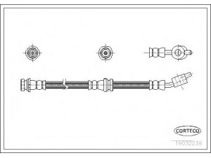 CORTECO 19032239 stabdžių žarnelė
462105M405