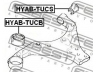 FEBEST HYAB-TUCB valdymo svirties/išilginių svirčių įvorė
54584-2E000