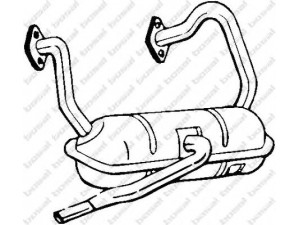 BOSAL 148-181 vidurinis duslintuvas 
 Išmetimo sistema -> Duslintuvas
4 271 044