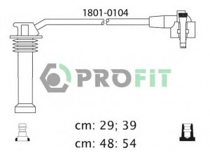 PROFIT 1801-0104 uždegimo laido komplektas 
 Kibirkšties / kaitinamasis uždegimas -> Uždegimo laidai/jungtys
1012436, 1063615
