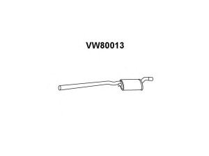 VENEPORTE VW80013 vidurinis duslintuvas
191253409P