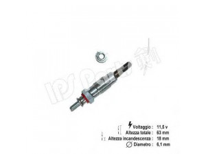 IPS Parts IDG-007 izoliatorius, kaitinimo žvakė 
 Kibirkšties / kaitinamasis uždegimas -> Kaitinimo kaištis
