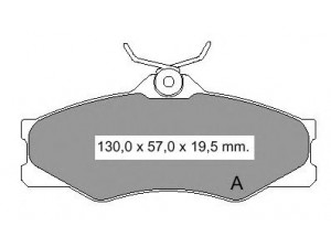 VEMA 833440 stabdžių trinkelių rinkinys, diskinis stabdys
251698151C, 251698151F