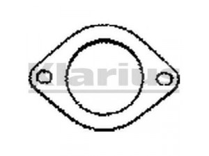 KLARIUS GMG40 tarpiklis, išleidimo kolektorius
852803, 94328352, 852803, 94328352