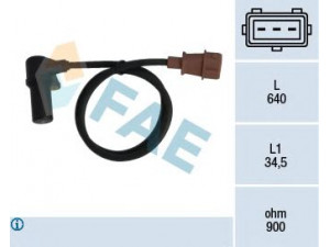 FAE 79076 RPM jutiklis, variklio valdymas 
 Variklis -> Variklio elektra
46411135