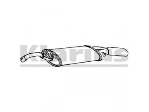 KLARIUS VW501A galinis duslintuvas 
 Išmetimo sistema -> Duslintuvas
535253609R, 535253609R, 535253609R
