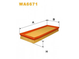 WIX FILTERS WA6671 oro filtras 
 Techninės priežiūros dalys -> Techninės priežiūros intervalai
46552777