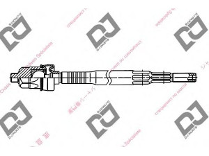 DJ PARTS DR1041 vidinė skersinė vairo trauklė 
 Vairavimas -> Vairo mechanizmo sujungimai
53521-S5A-003, 53521S5A003