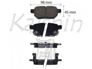 KAISHIN D2323 stabdžių trinkelių rinkinys, diskinis stabdys 
 Techninės priežiūros dalys -> Papildomas remontas
0446647020, 0446647030, 044664703079