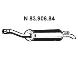 EBERSPÄCHER 83.906.84 galinis duslintuvas 
 Išmetimo sistema -> Duslintuvas
906 490 10 01
