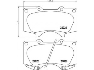 HELLA 8DB 355 010-491 stabdžių trinkelių rinkinys, diskinis stabdys 
 Techninės priežiūros dalys -> Papildomas remontas
4605A472, 4605A481, MZ690355, 044650K090