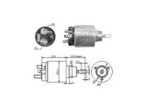 ERA 227113 solenoidinis jungiklis, starteris 
 Elektros įranga -> Starterio sistema -> Solenoidinis jungiklis