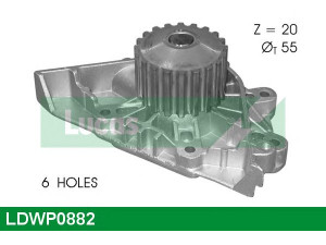 LUCAS ENGINE DRIVE LDWP0882 vandens siurblys 
 Aušinimo sistema -> Vandens siurblys/tarpiklis -> Vandens siurblys
1201E1, 1201F4, 1201G4, 9640601280