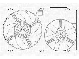 MAGNETI MARELLI 069422389010 ventiliatorius, radiatoriaus 
 Aušinimo sistema -> Oro aušinimas
1253.39, 125338, 125339, 1308.H7