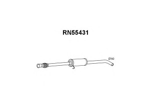 VENEPORTE RN55431 priekinis duslintuvas 
 Išmetimo sistema -> Duslintuvas
7700844690