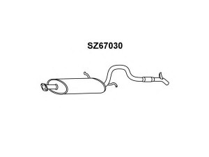 VENEPORTE SZ67030 galinis duslintuvas 
 Išmetimo sistema -> Duslintuvas
1430085C10