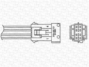 MAGNETI MARELLI 460001901010 lambda jutiklis 
 Variklis -> Variklio elektra
9135329, 9207999