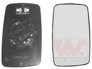 VAN WEZEL 3075862 veidrodėlio stiklas, išorinis veidrodėlis 
 Kėbulas -> Keleivių kabina -> Veidrodėlis
00181104331, A00181104331