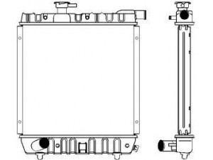 SAKURA  Automotive 1091-0208 radiatorius, variklio aušinimas