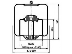 PE Automotive 084.115-15A dėklas, pneumatinė pakaba
942 320 36 21