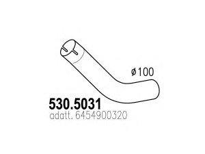 ASSO 530.5031 išleidimo kolektorius
6454900320