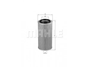 KNECHT LX 83 oro filtras 
 Filtrai -> Oro filtras
0020947004