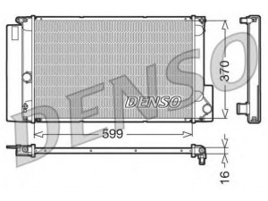 DENSO DRM50026 radiatorius, variklio aušinimas 
 Aušinimo sistema -> Radiatorius/alyvos aušintuvas -> Radiatorius/dalys
164000D400, 1640022160, 1640022200